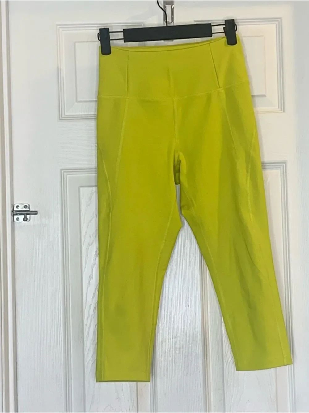 GIRLFRIEND COLLECTIVE 
Chartreuse High-Rise Recycled Polyester-Blend Leggings